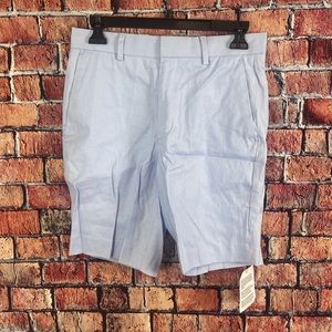 ASOS DESIGN slim smart shorts in light blue